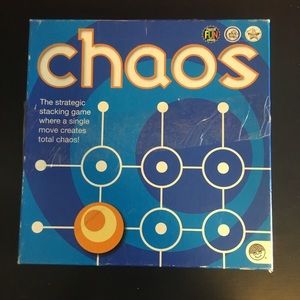 Chaos by MindWare, Used, Complete. All wood Components, Stategic stacking game.